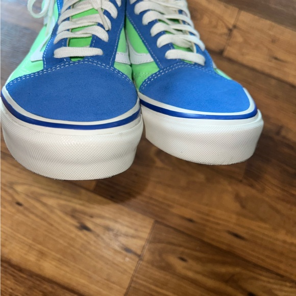 Vans Blue and Green Shoes - Picture 5 of 10